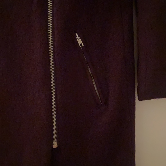 BB Dakota Beautiful women’s Burgundy Pea coat size small - Picture 4 of 7